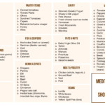 8 Best Mediterranean Diet Food List Printable Printablee
