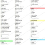 Pin By Thelotusflower On Grocery List Printable Grocery List Template