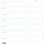 Printable Meal Planner And Grocery List Template Business PSD Excel